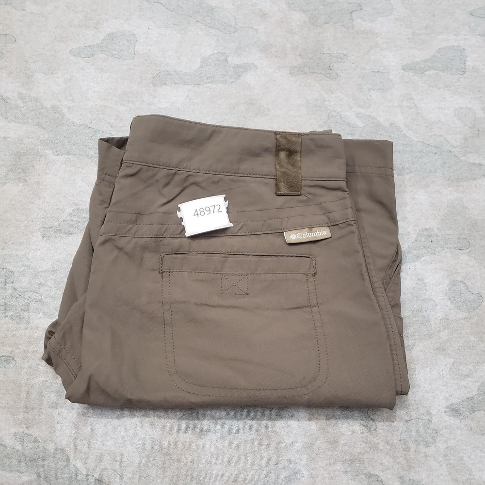 Columbia Shorts Womens 8 Green Outdoors Hiking Trail Camp Travel Cargo Pockets‎ - Picture 7 of 7